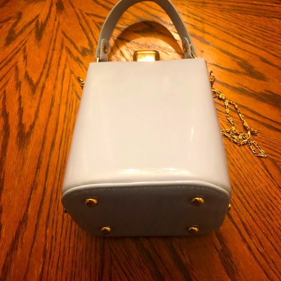 A Lovely Skyblue Vintage clutch - Picture 6 of 10